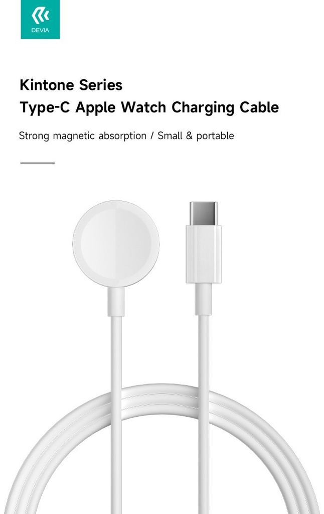 [DECHGAW973] Cavo di ricarica per Apple Watch Con connettore Tipo-C