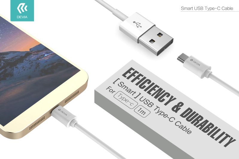 Cavo Serie Smart USB-Type-C Lunghezza 2 metri Bianco