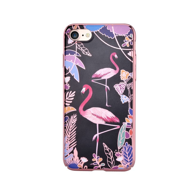Cover Luxy Fenicottero Con Disegno Rilievo per iPhone 7 & 8
