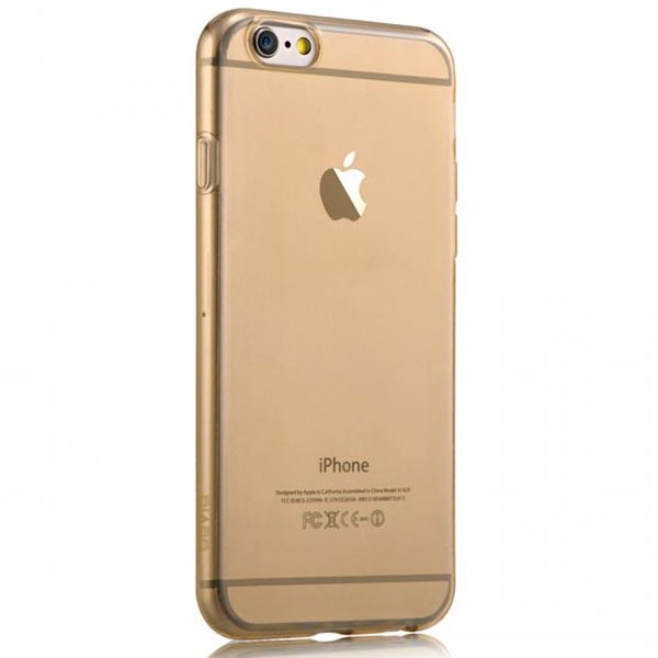 [DENAKE334C] Cover for Iphone 6-Super Slim 0,5mm TPU Crystal Champagne