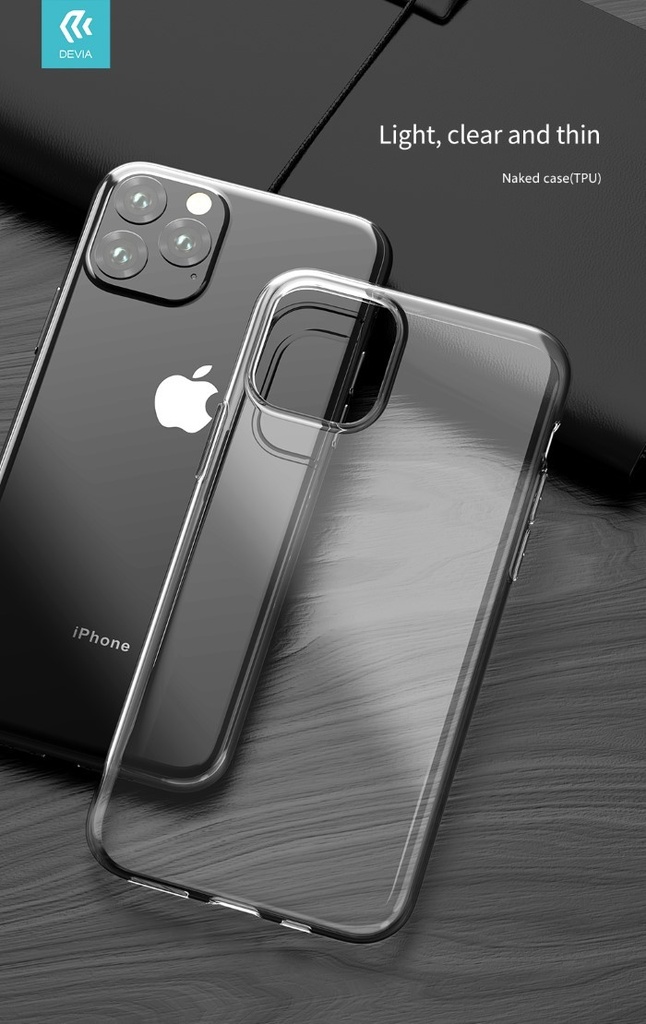 [DENK965938] Cover Protezione in TPU Trasparente per iPhone 11 Pro Max