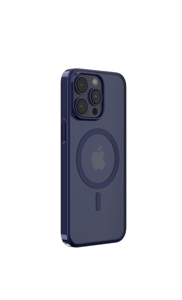 [DEPGM15733] Cover Magnetica Glimmer con Apple Magsafe per iPhone 15 Blu