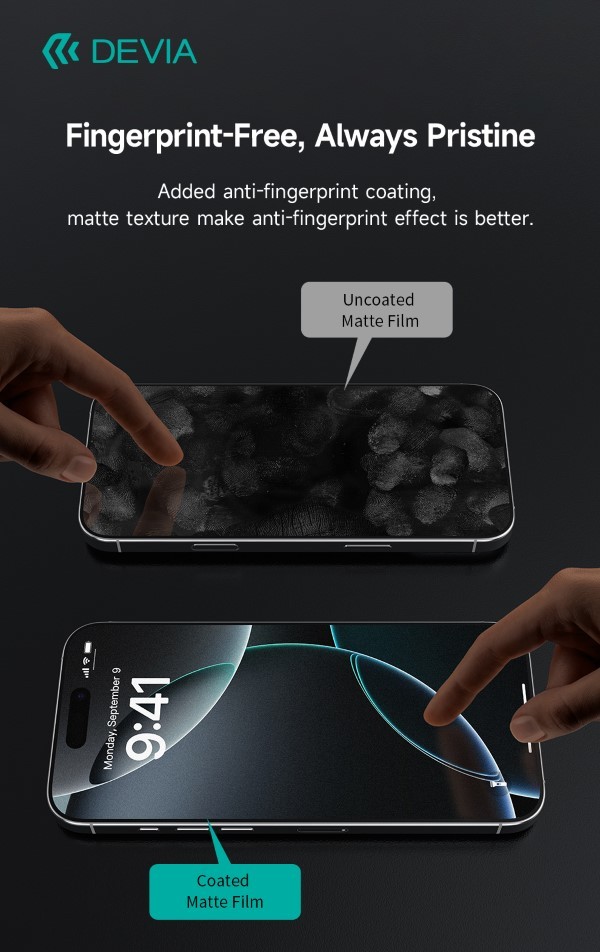 [DEMSM810] Pellicole Smartphones antiimpronte opache per plotter Magic Scatola da 50 pz