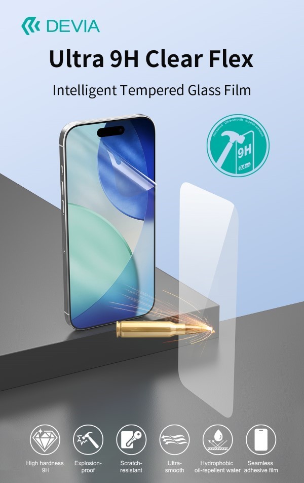 Pellicola frontale in vetro temperato trasparente flessibile 9H Per Plotter Ultra 0,4 mm 20 pezzi
