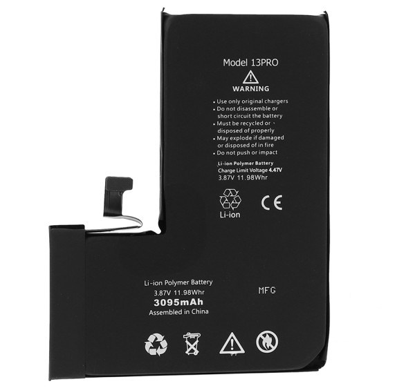 IP 13 Pro Batteria Diagnostica 3095 mAh Nero S+