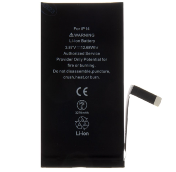 [RCRBAT14] Batteria Per iPhone 14 SELECT 3279mAh