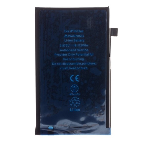 [RCIP77856] Batteria per iPhone 16 Plus 4674mAh Li-Ion (Bulk)