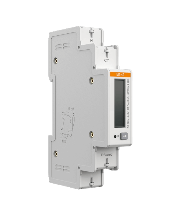 M1-40 - Solax power Meter monofase con CT-100A/40mA