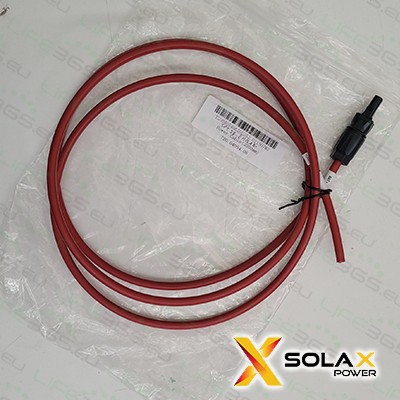 Cavo alimentazione BATTERIA INVERTER positivo (A) 2m