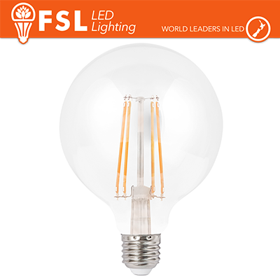 [FLFCG1256W27K27] Lampada Filamento Globo Ø12,5cm - 6W 2700K E27 700LM