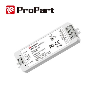 Ricevitore DIM RF 3 Canali - 12/24V DC, 4A/Canale