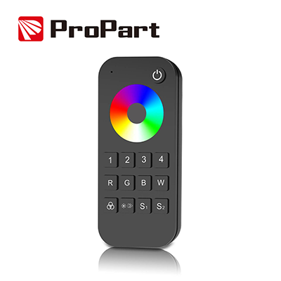 Telecomando RF RGB/RGBW - 4 Zone, 2 Scene, con Touch Wheel