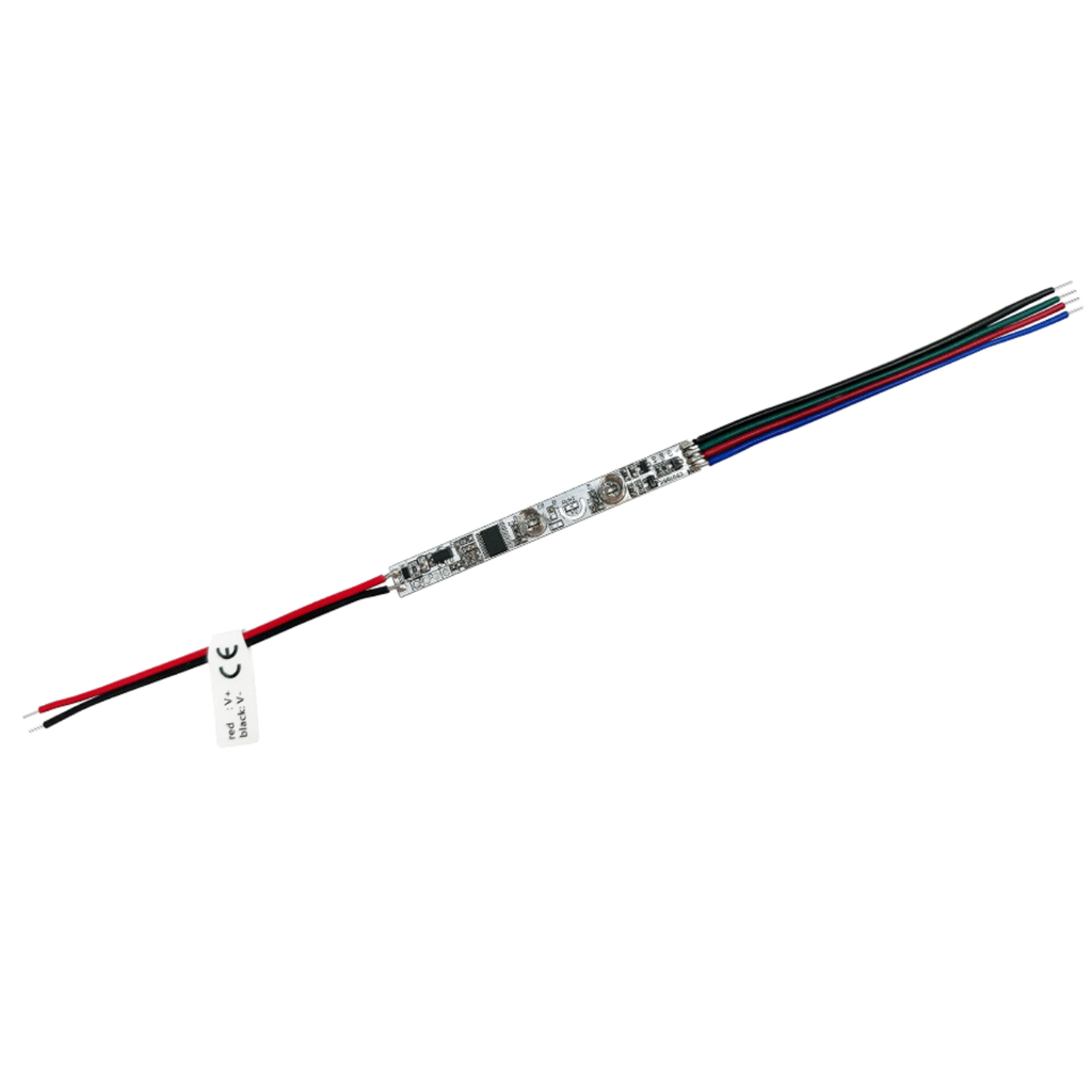 Pulsante Touch Controller per Strisce LED RGB – 5–24V DC, 1 Canale, 2KHz PWM