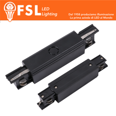 [FLT4-BIN] FSL Connettore Forma I per binario Trifase - Colore Nero