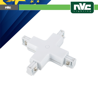 Connettore Forma  X  Binario Trifase - Colore Bianco