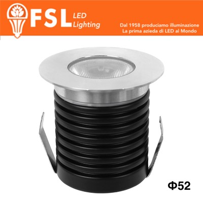 POLARIS - Punti Luce LED Spotlight Waterproof – 5W 4000K – 52*57mm – IP65