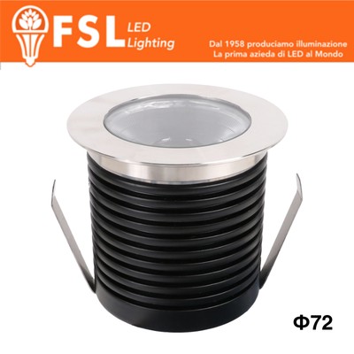 POLARIS - Punti Luce LED Spotlight Waterproof – 9W 4000K – 72*75mm – IP65