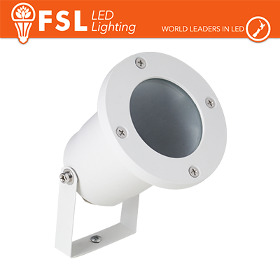 [FLIP-GU10W] Faretto giardino orientabile picchetto ip65 gu10 Bianco