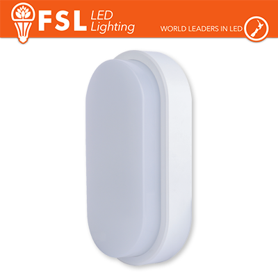 [FLRE-W15W4K] Plafoniera LED OVALE BIANCA 15W 4000K 55*100*200 IP54
