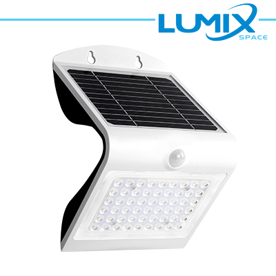 [LGB-SWL4K4W] Lampada da parete LED solare senza fili con Sensori 500lm