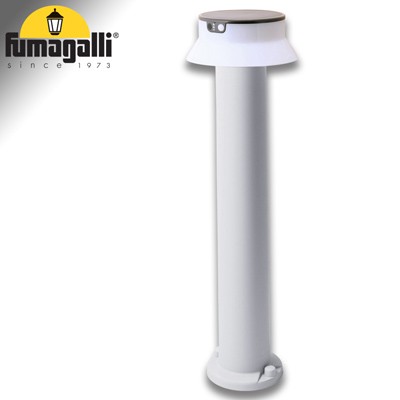 FELICE 800 BIANCO SOLAR LED Ø150 PIR CCT  SET RIFL. OPALE - 73 cm