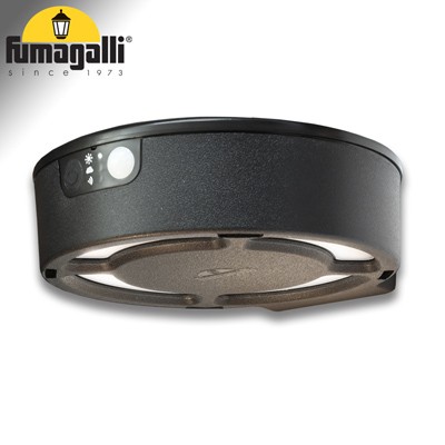 [FUFO1A0S1K] FORTUNATO NERO SOLAR LED Ø150 PIR 4000K