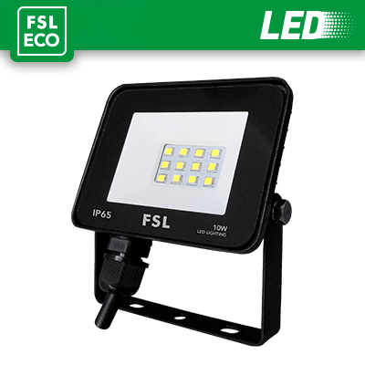 [FLFE10W4K] Proiettore per esterni Nero 10W - IP65 120° 4000K