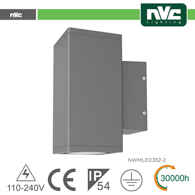 [NV352-8W3K] Applique IP54 - 8W 640LM 3000K 35°