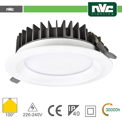 [NVD924515W57K] Downlight LED IP40 15W 5700K 1275LM 100º FORO:125mm