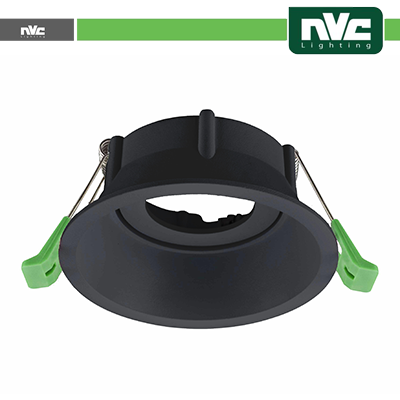 [NVF4B] Ghiera orientabile anti abbagliamento foro 90mm NERO