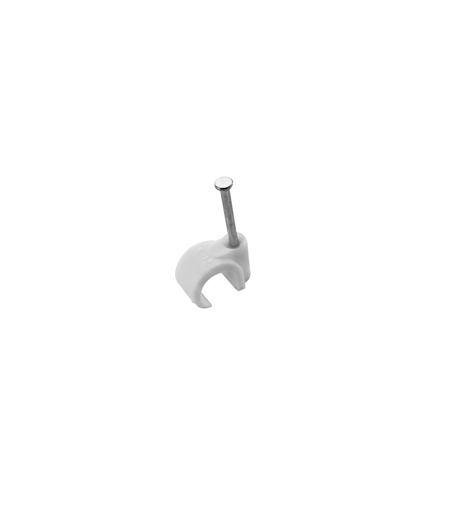 [PEH0710] Clip con chiodini con fermacavo a uncino 7-10mm 100pz