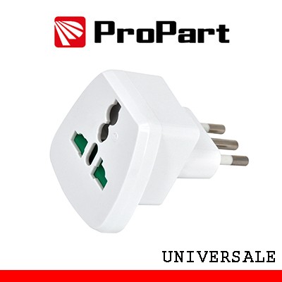 [PES501070-W] Adattatore universale spina 10A