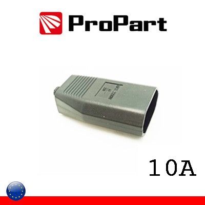 [PESS1S-BKP] Presa 10A 2P nera polybag