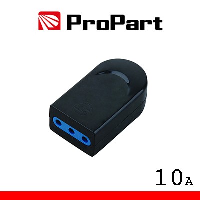 [PES1107-BKP] Presa 10A 2P+T nera polybag