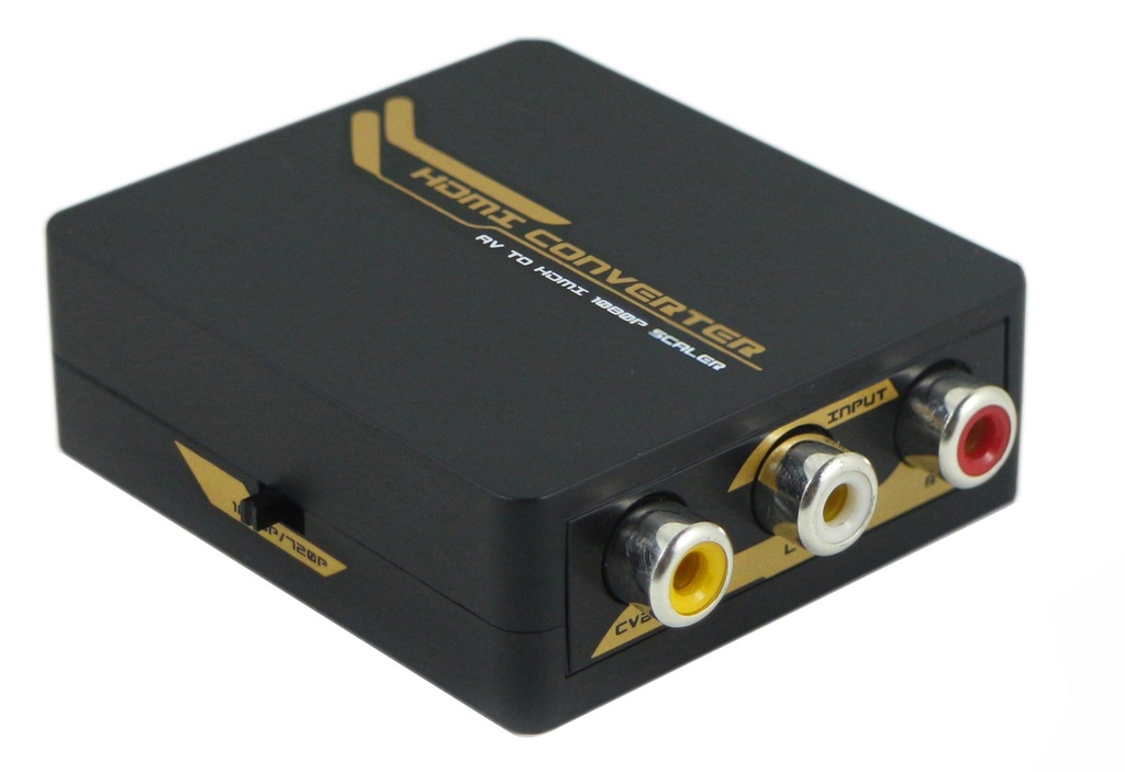 Mini Convertitore Video da Cvbs ad HDMI, scaler 720 - 1080p