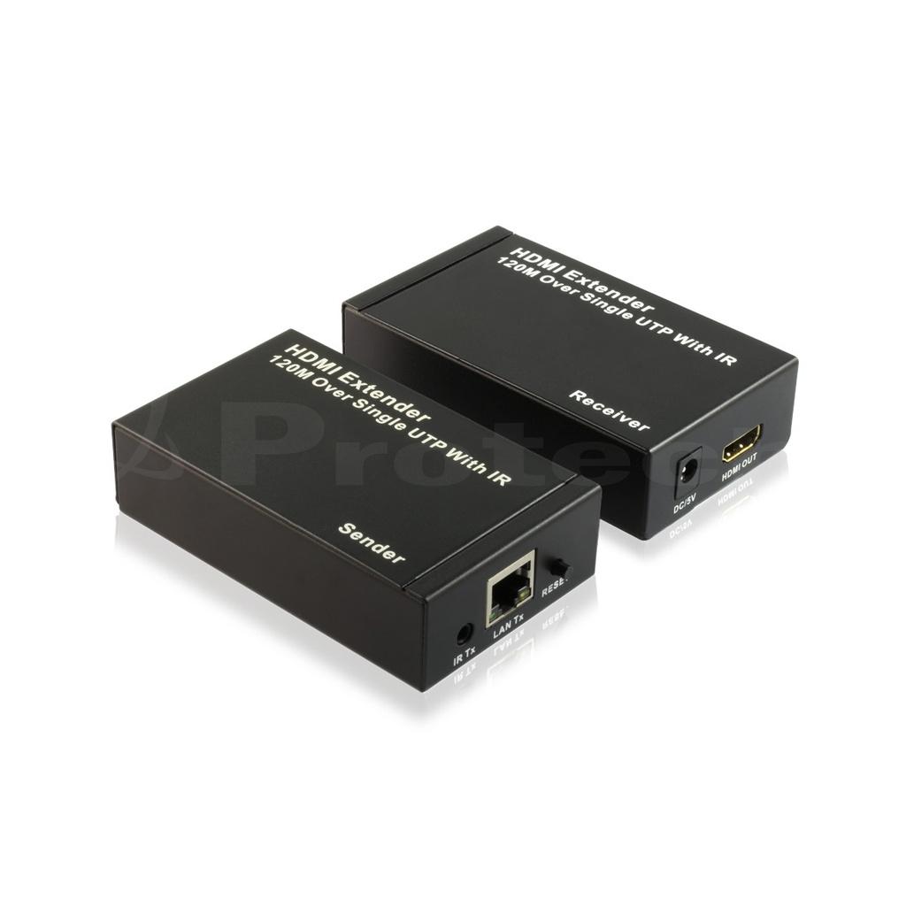 Kit TX-RX Extender HDMI, Over TCP/IP 120MT, (1:N) 1080p@60