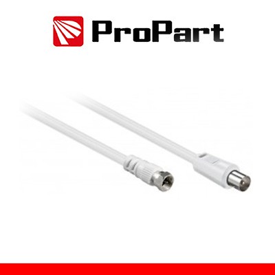 [TR-C15SSF-W] Cavo antenna TV IEC 1.5M SP - SP F Bianco
