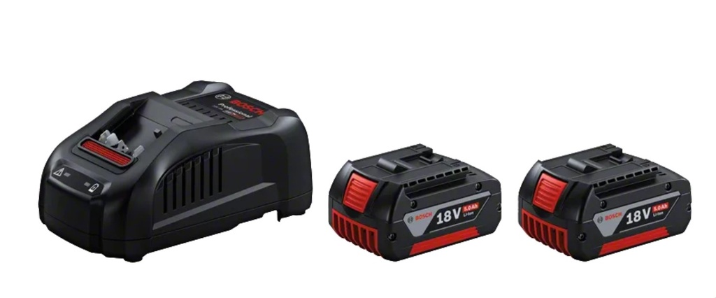[BACA0B8J18S-BO] 1600A00B8J,Set 2 batterie 18V 5.0Ah + Caricabatteria