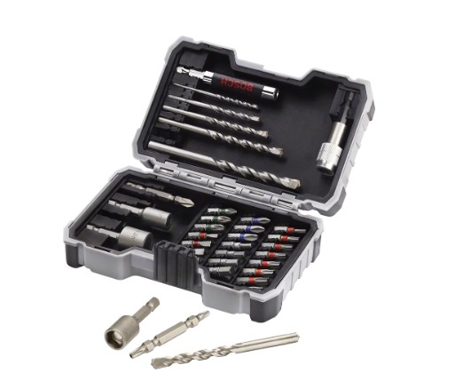 [BIAV7326S-BO] 2607017326,Set punte per calcestruzzo e bit avvitamento Extra Hard, 35 pz.