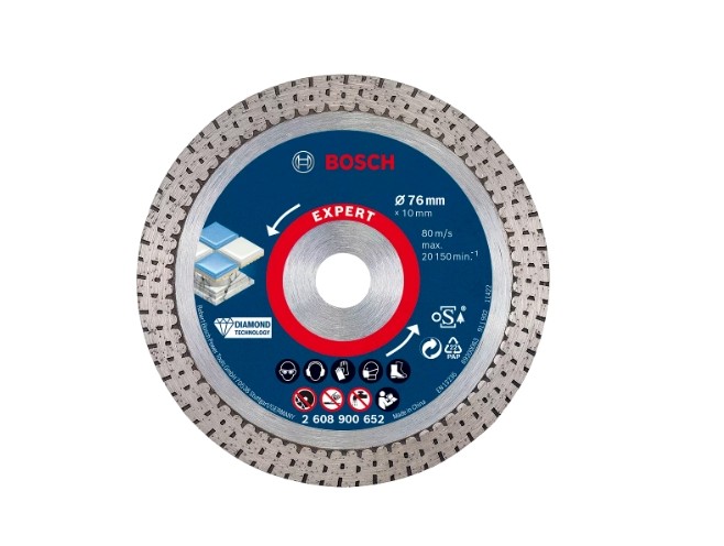 [DDTG0652CD-BO] 2608900652,Disco diamantato Expert HardCeramic 76 mm