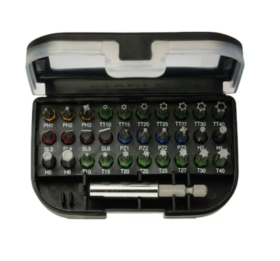 [BIAV0490S-ST] STA60490-XJ,SET 31pz INSERTI 25mm MISTI - CODIFICA CROMATICA