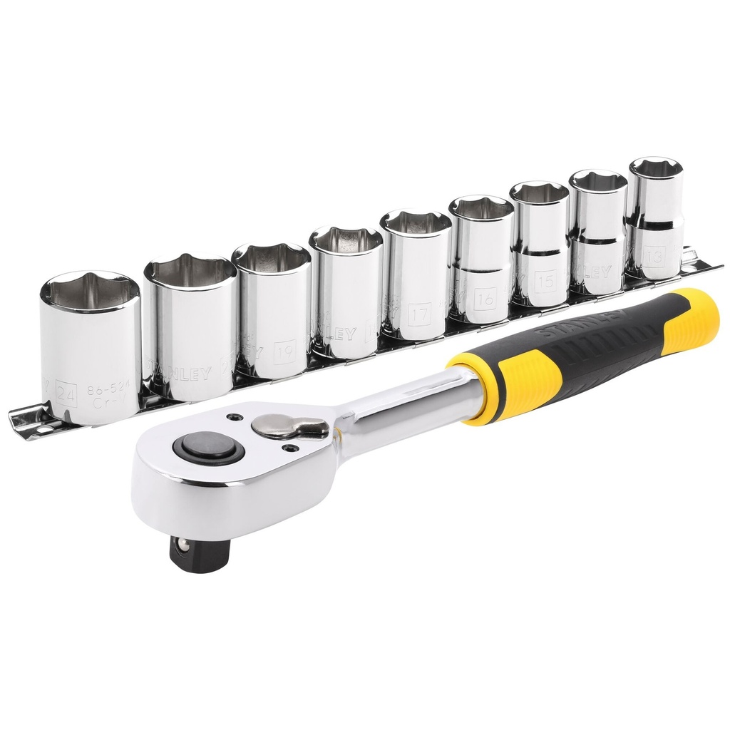 STMT82671-0, SET CRICCHETTO + CHIAVI A BUSSOLA STANLEY
