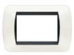 [9235101] PLACCA 7 MODULI DOUBLED BIANCA SERIE FAMILY